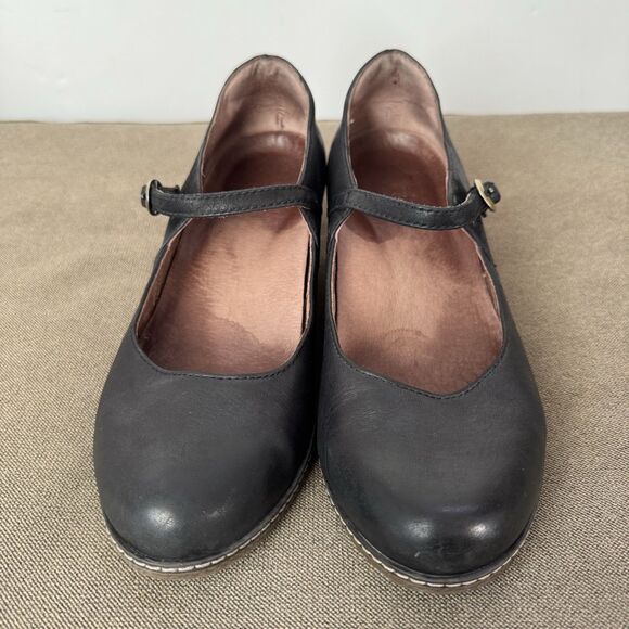 Dansko Loralie Mary Jane Wedge EUR 36 US 5.5 Black - Picture 2 of 9